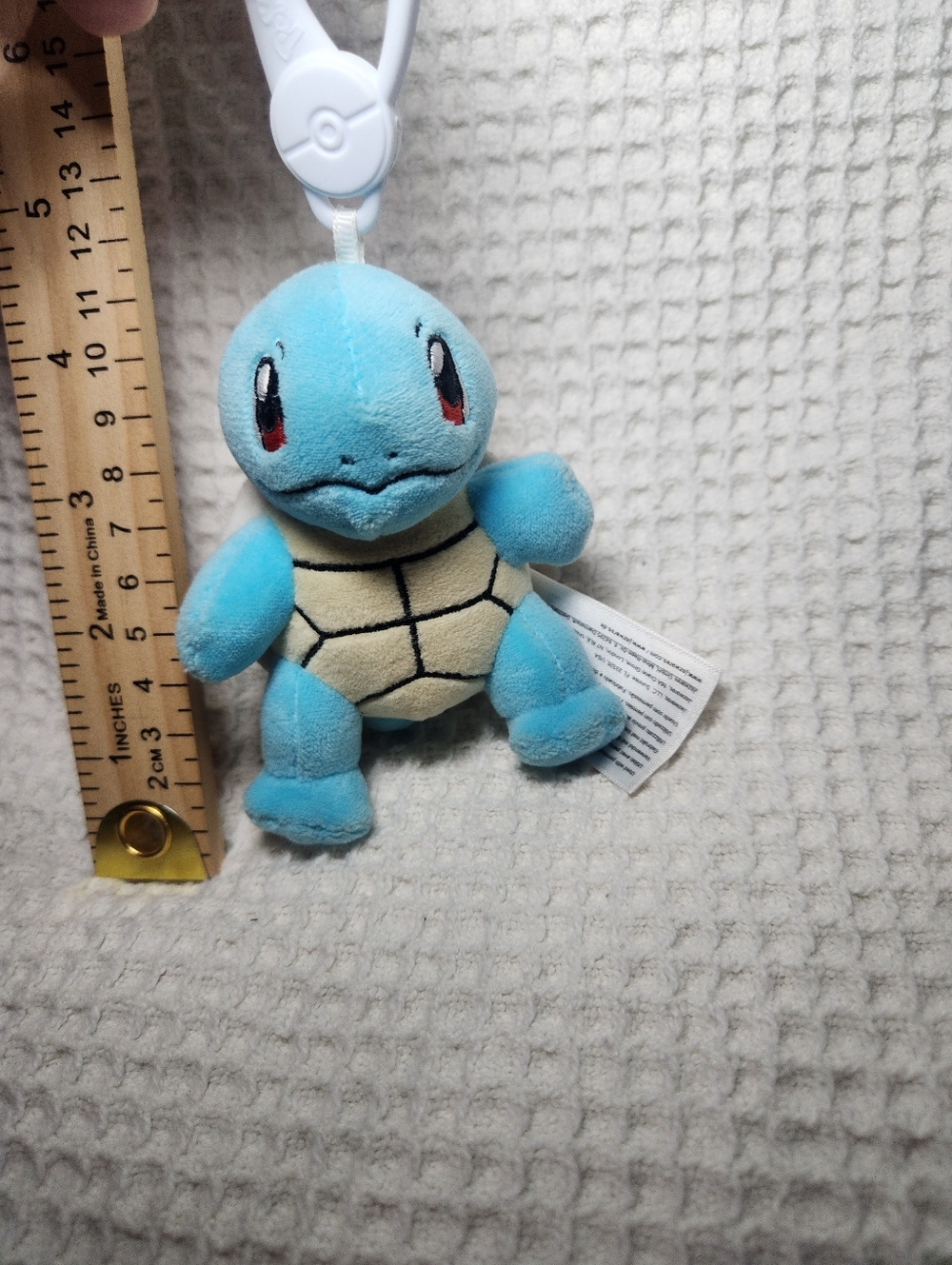 Jazwares Pokemon Squirtle Pokemon 3.5-in Clip-On Plush - Picture 2 of 6